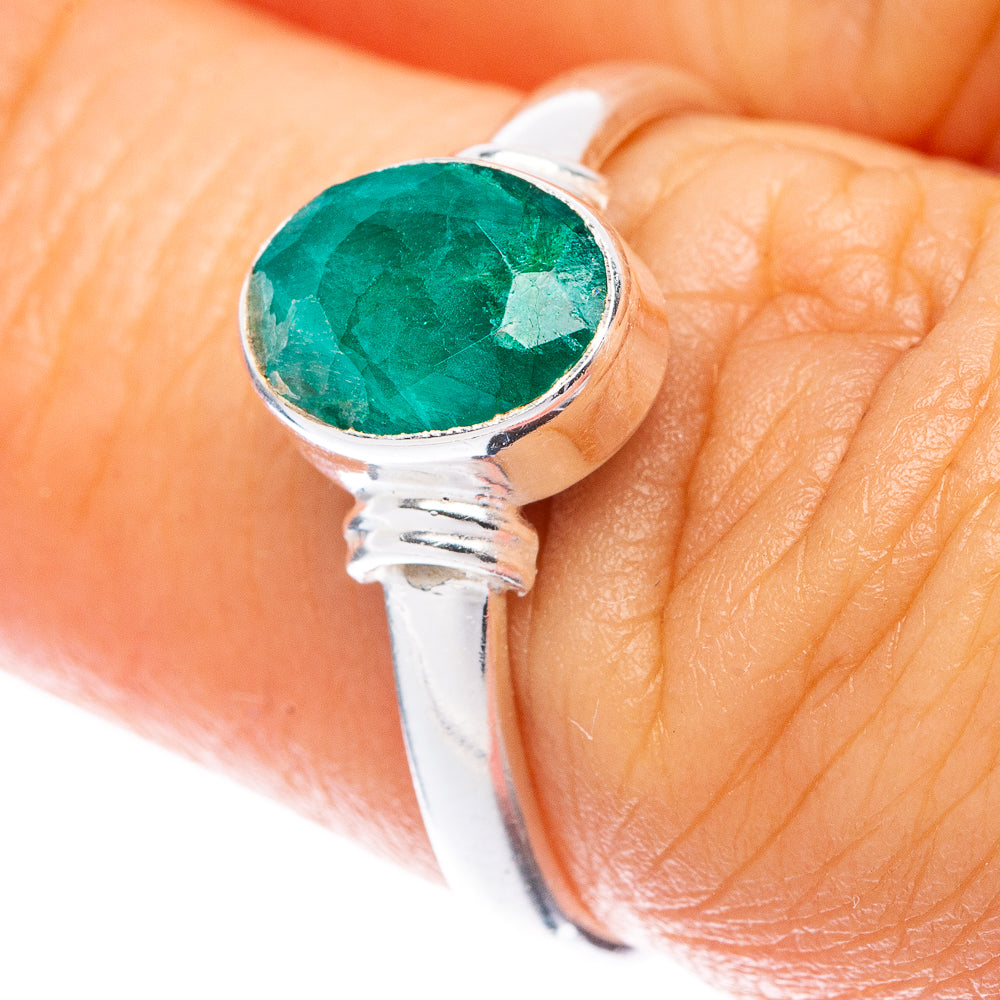 Green Sillimanite 925 Sterling Silver Ring Size 6.75 (925 Sterling Silver) R5302