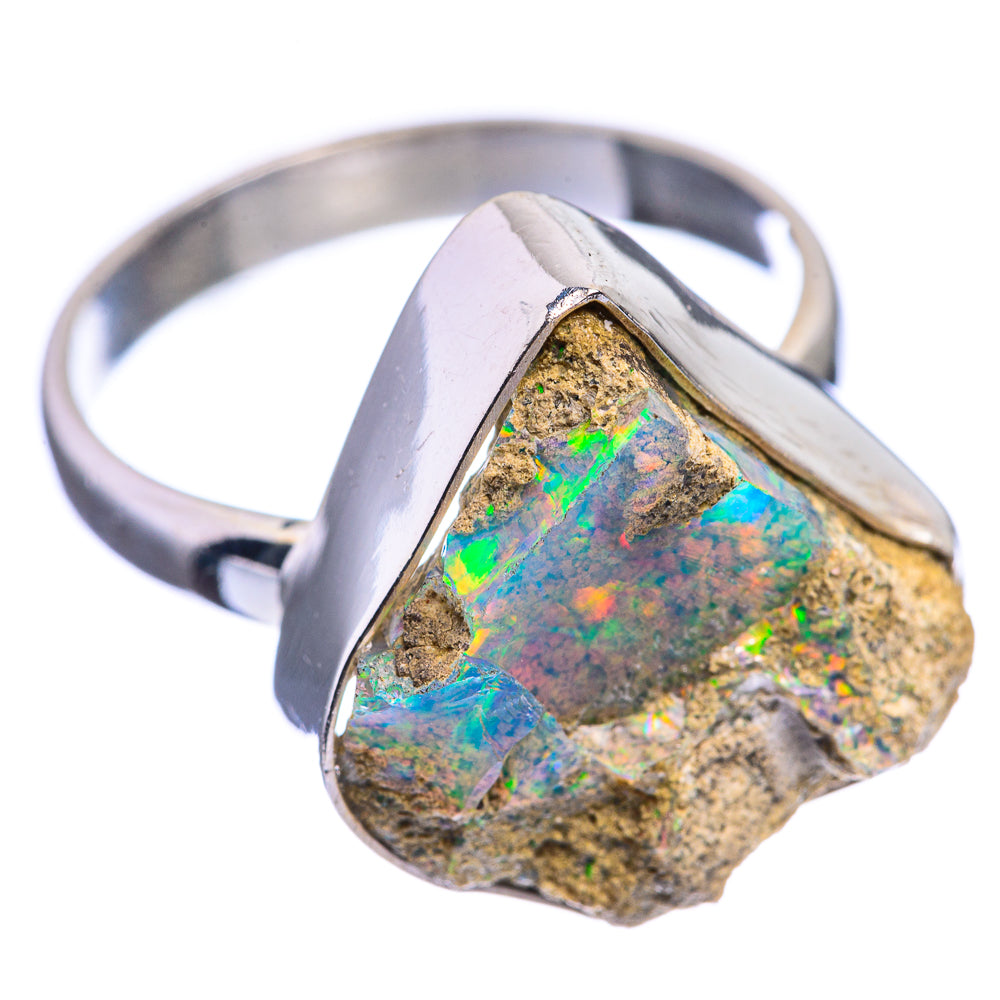 Raw Ethiopian Opal Ring Size 9.5 (925 Sterling Silver) R141940