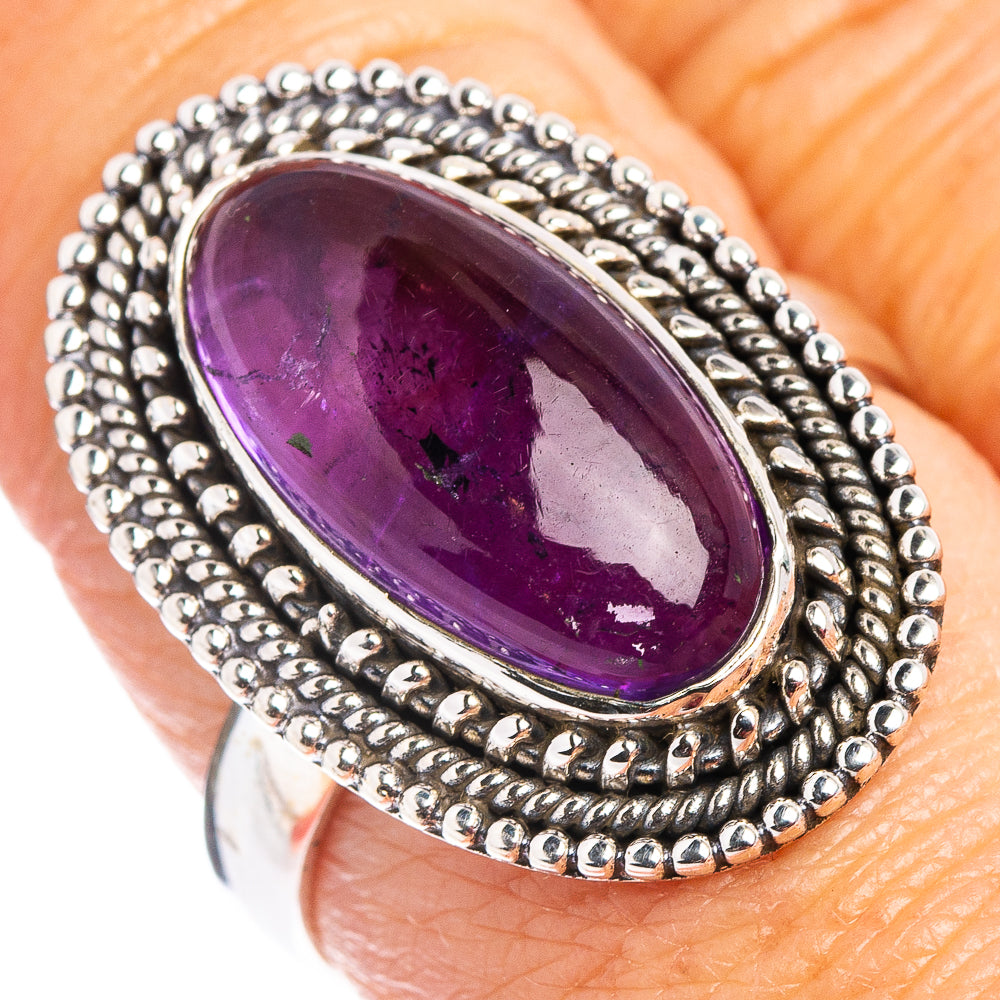 Amethyst Ring Size 8.25 (.925 Sterling Silver)