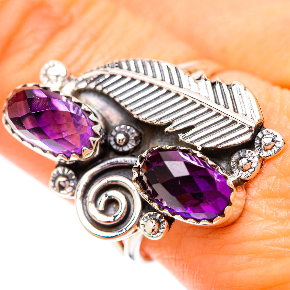 Amethyst Ring Size 9 (925 Sterling Silver) RING139799
