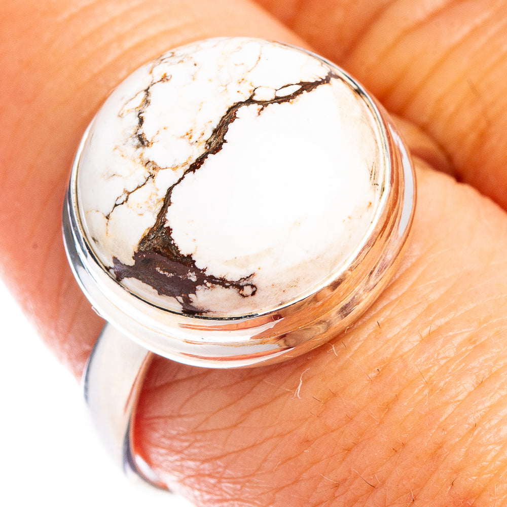 Wild Horse Jasper Ring Size 8.75 (.925 Sterling Silver)
