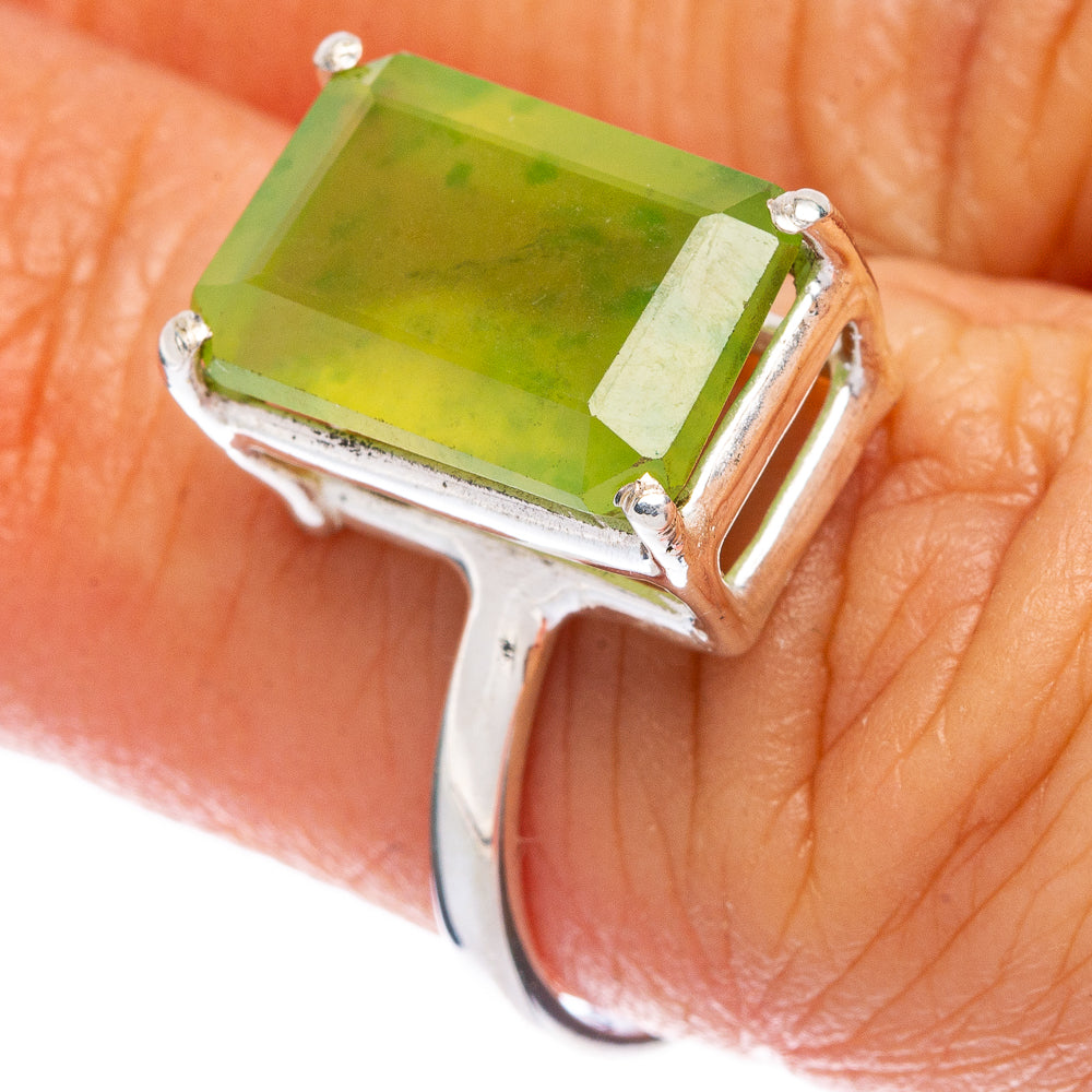 Rare Hydrogrossular Ring Size 7 (925 Sterling Silver) R146682