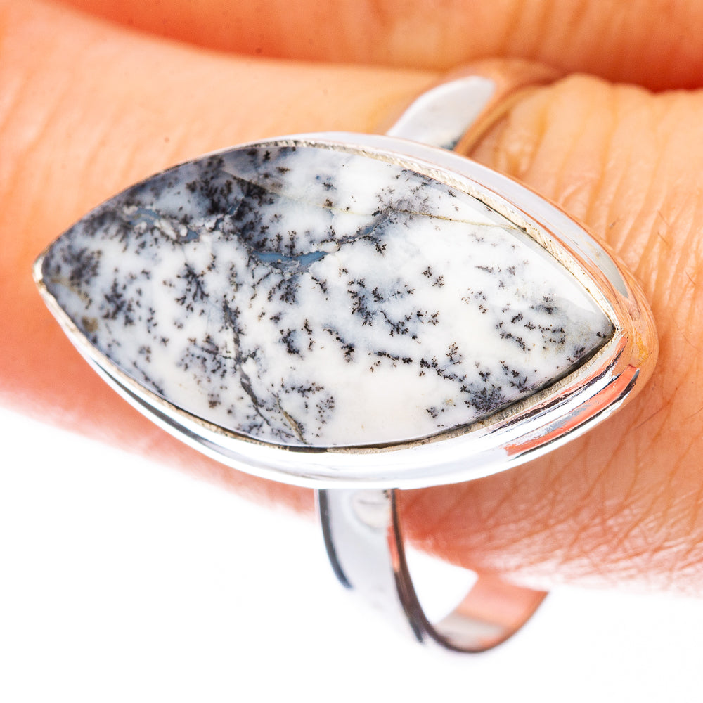 Dendritic Opal Ring Size 11.25 (925 Sterling Silver) R3129