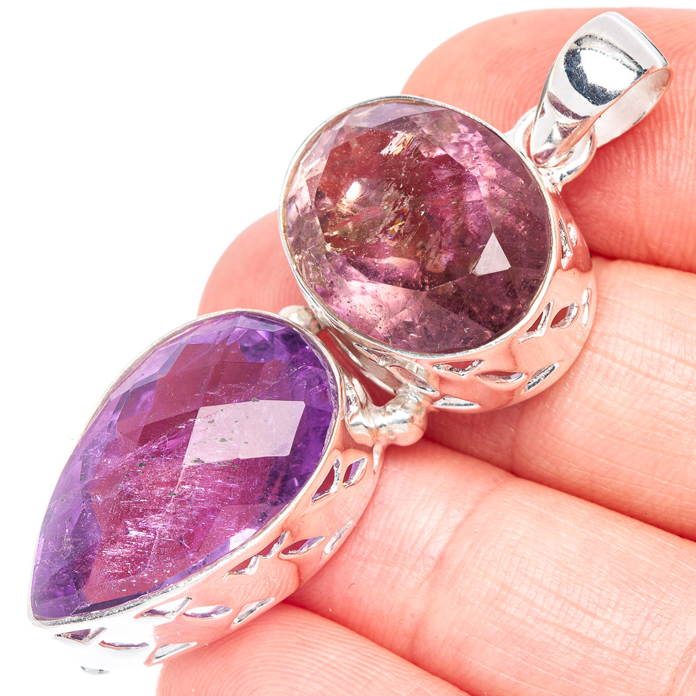 Large Ametrine Pendant 2" (925 Sterling Silver) P44334