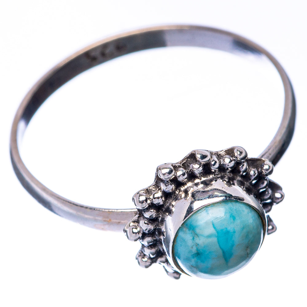 Larimar Dainty Ring Size 6.75 (925 Sterling Silver) R145247