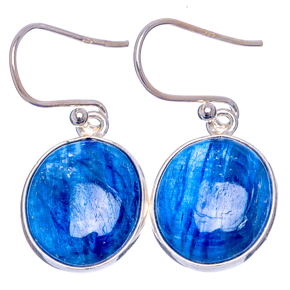 Kyanite Earrings 1 1/4" (.925 Sterling Silver)