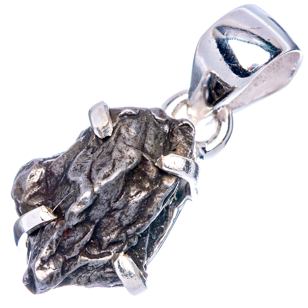 Rare Campo Del Cielo Meteorites  Pendant 1 1/8" (925 Sterling Silver) P41654