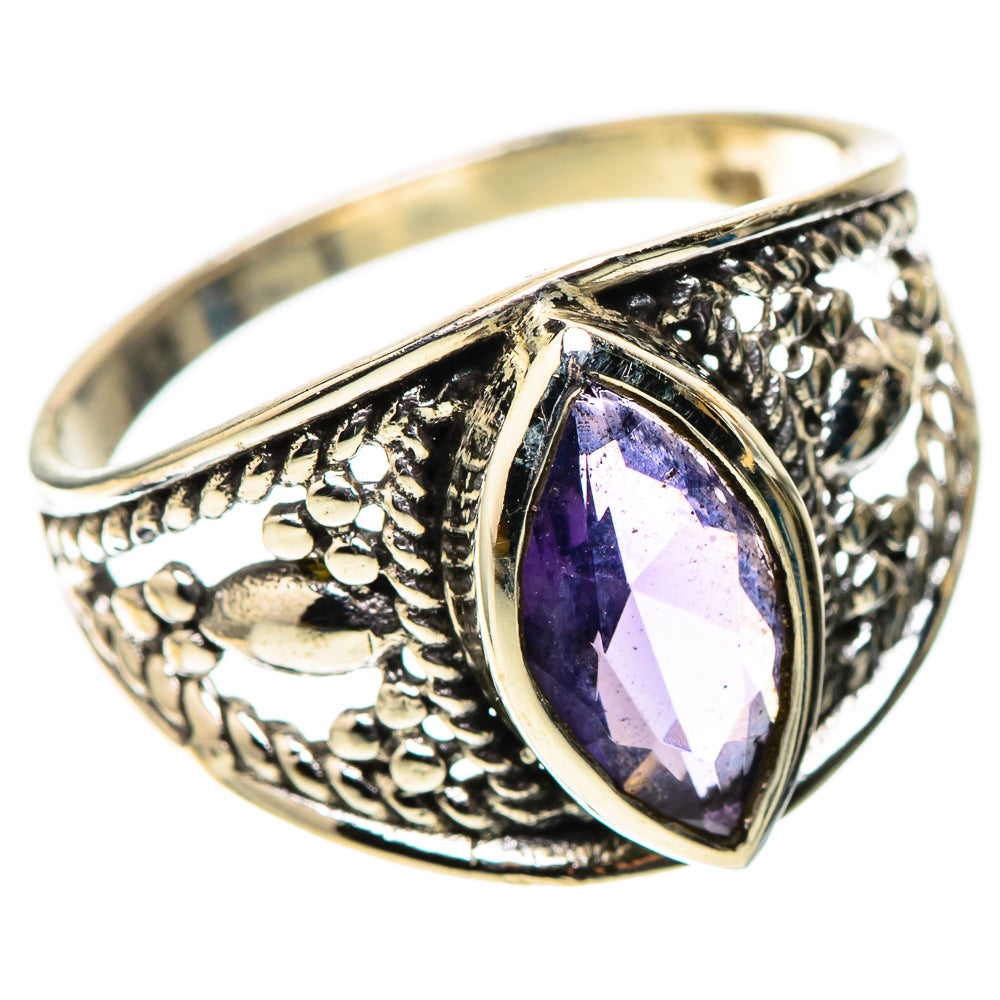 Faceted Iolite Dainty Ring Size 7 (925 Sterling Silver) RING138191