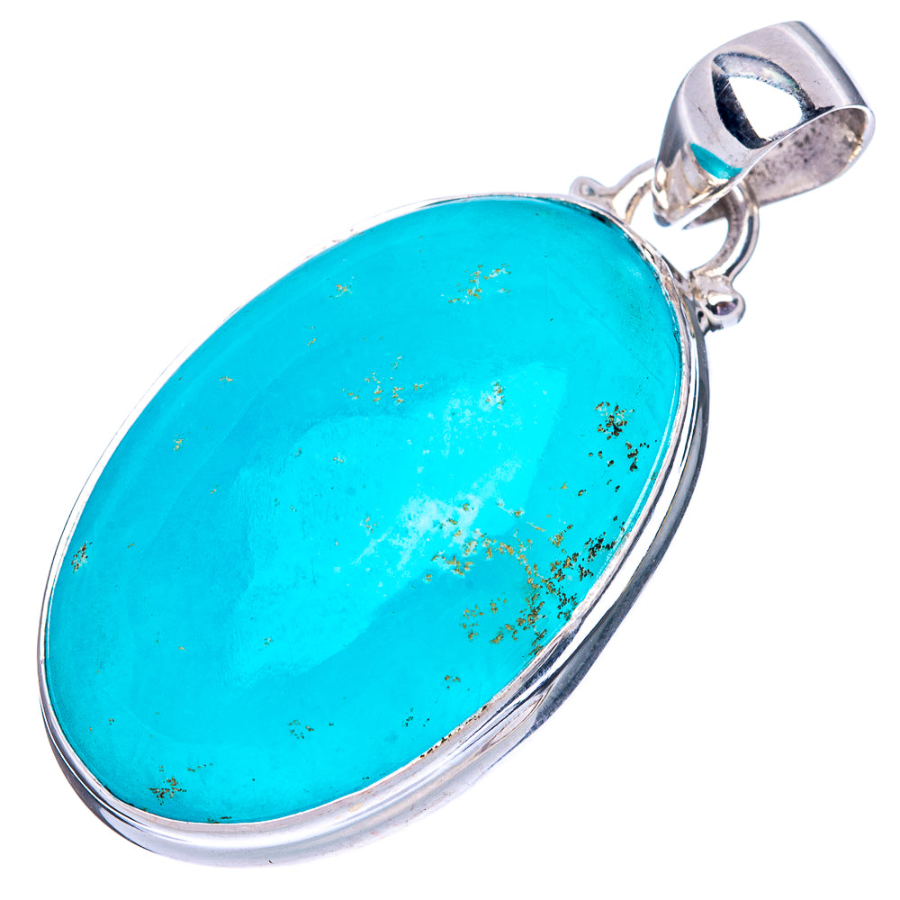 Rare Smithsonite 925 Sterling Silver Pendant 1 1/2" (925 Sterling Silver) P42600