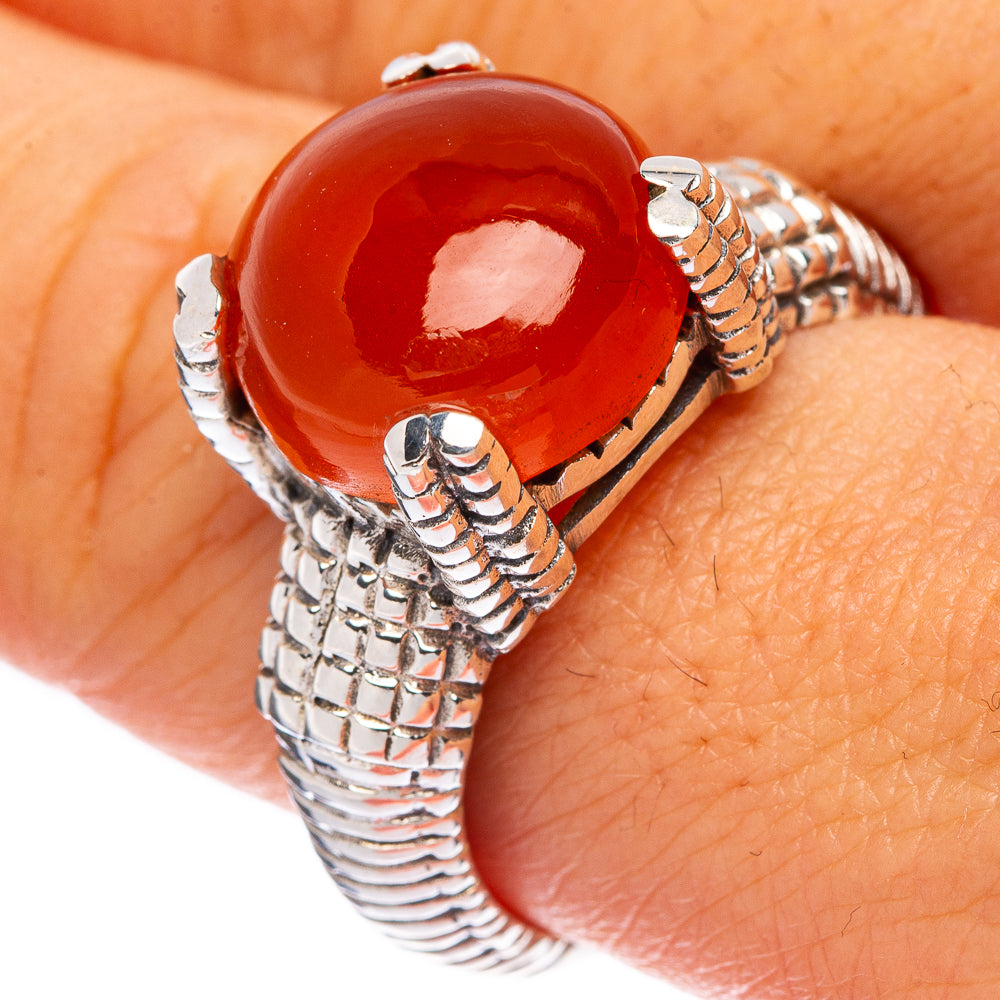 Carnelian Ring Size 9 (925 Sterling Silver) R146060