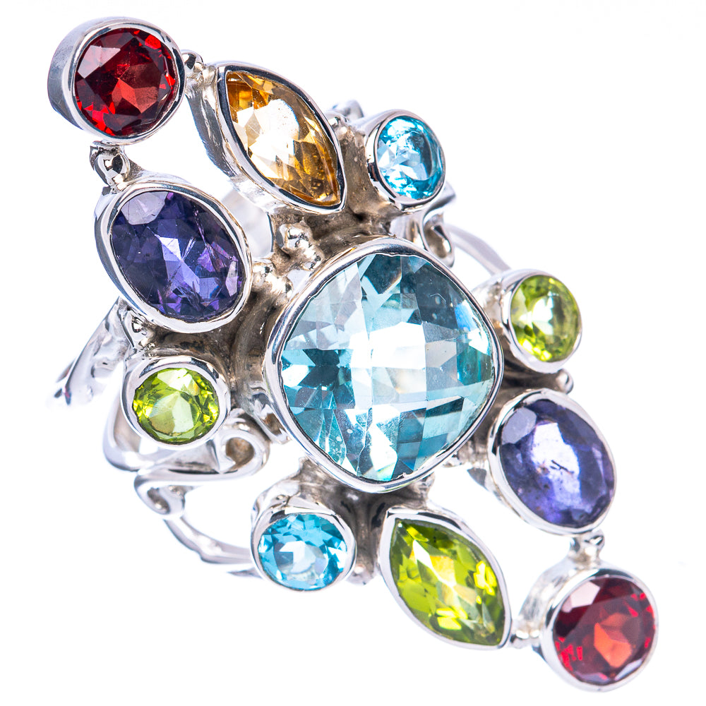 Signature Multi-stone Ring Size 7.75 (925 Sterling Silver) R2579