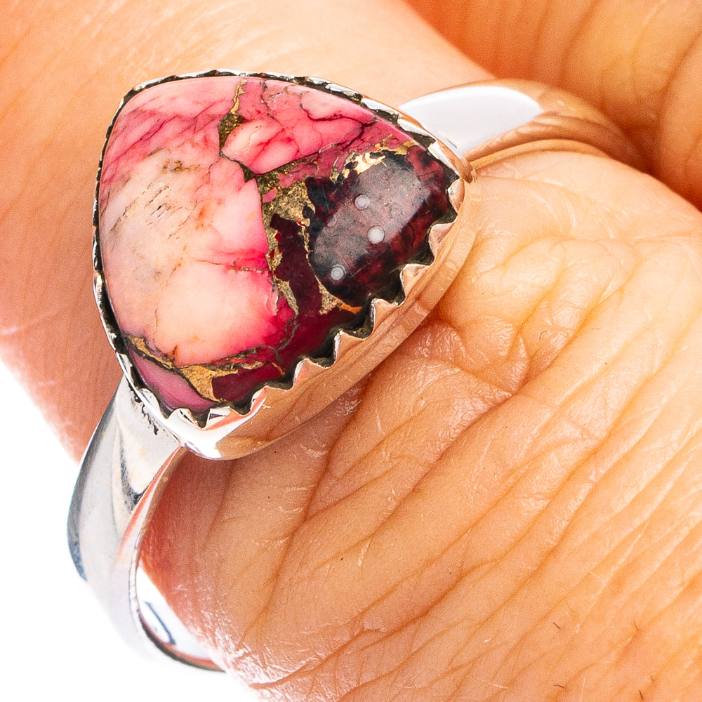 Chrome Diopside Ring Size 8 (.925 Sterling Silver)