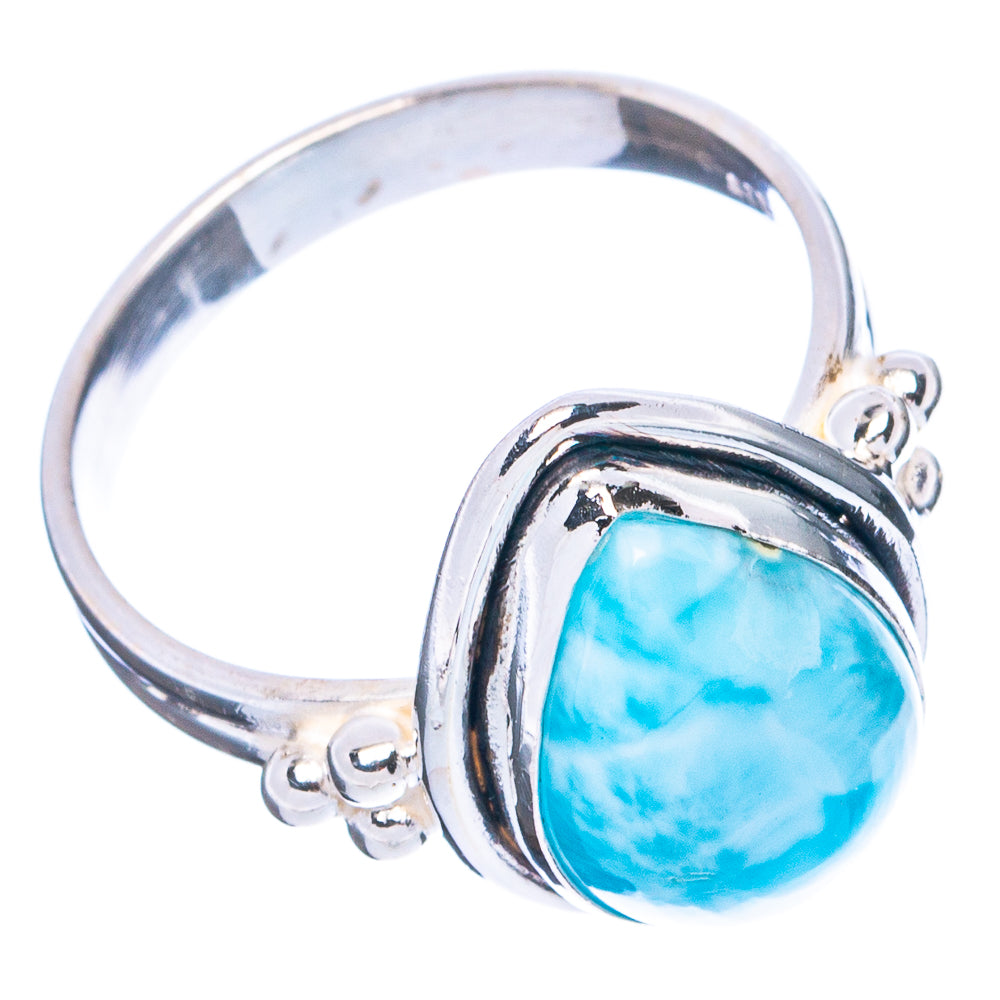 Larimar Ring Size 8.25 (.925 Sterling Silver)