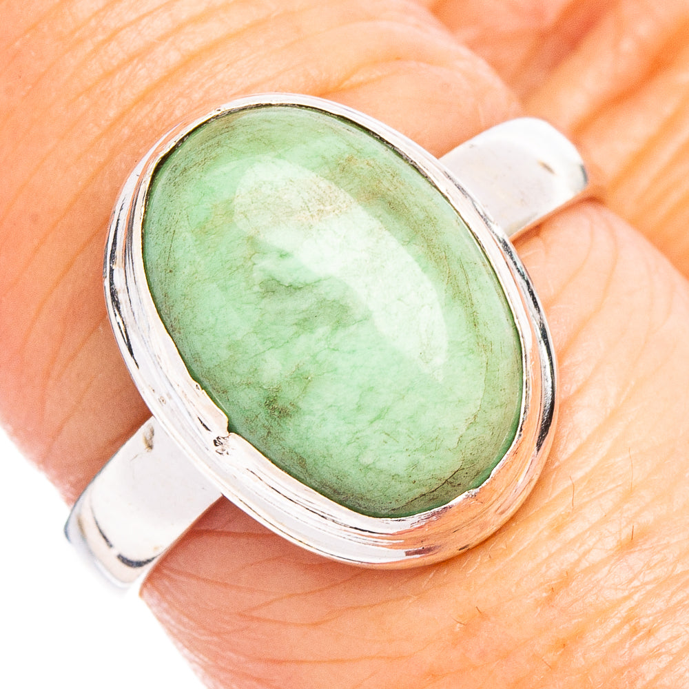 Variscite Ring Size 7.75 (.925 Sterling Silver)
