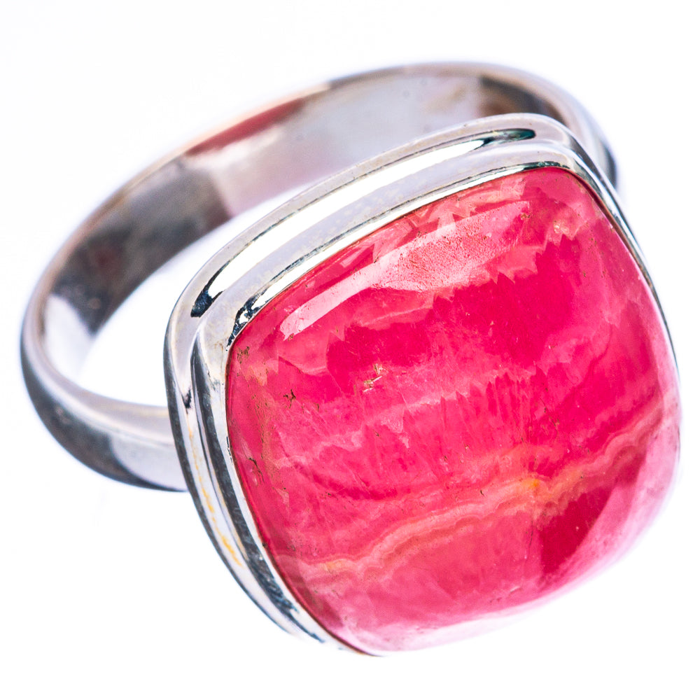 Rhodochrosite Ring Size 8 (925 Sterling Silver) R4231