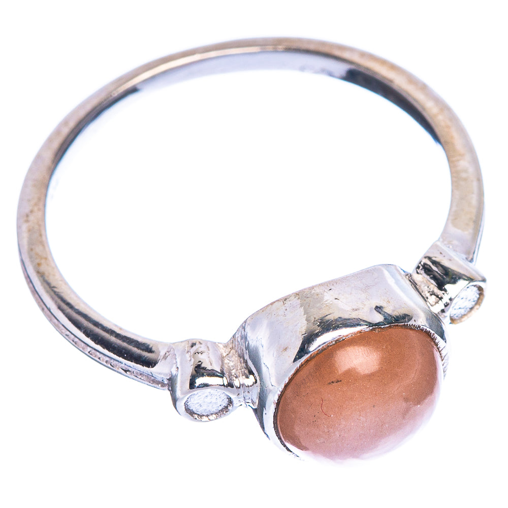 Sunstone Dainty Ring Size 8 (925 Sterling Silver) R147061