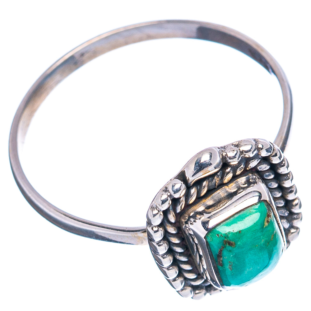 Sonoran South Hill Turquoise Dainty Ring Size 6 (.925 Sterling Silver)