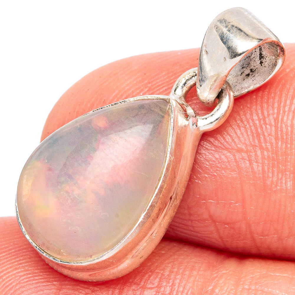 Rare Large Ethiopian Opal Pendant 7/8" (925 Sterling Silver) P43422