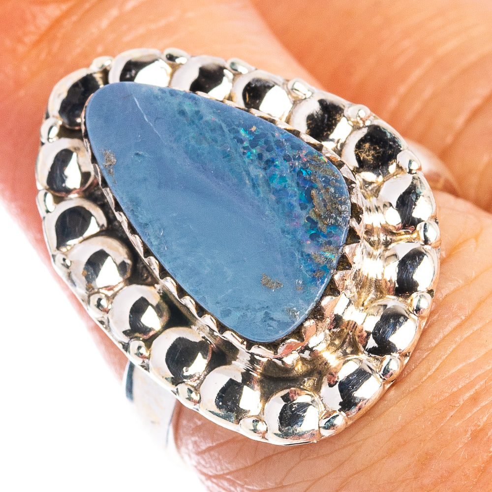Rare Doublet Opal Ring Size 6.5 (.925 Sterling Silver)
