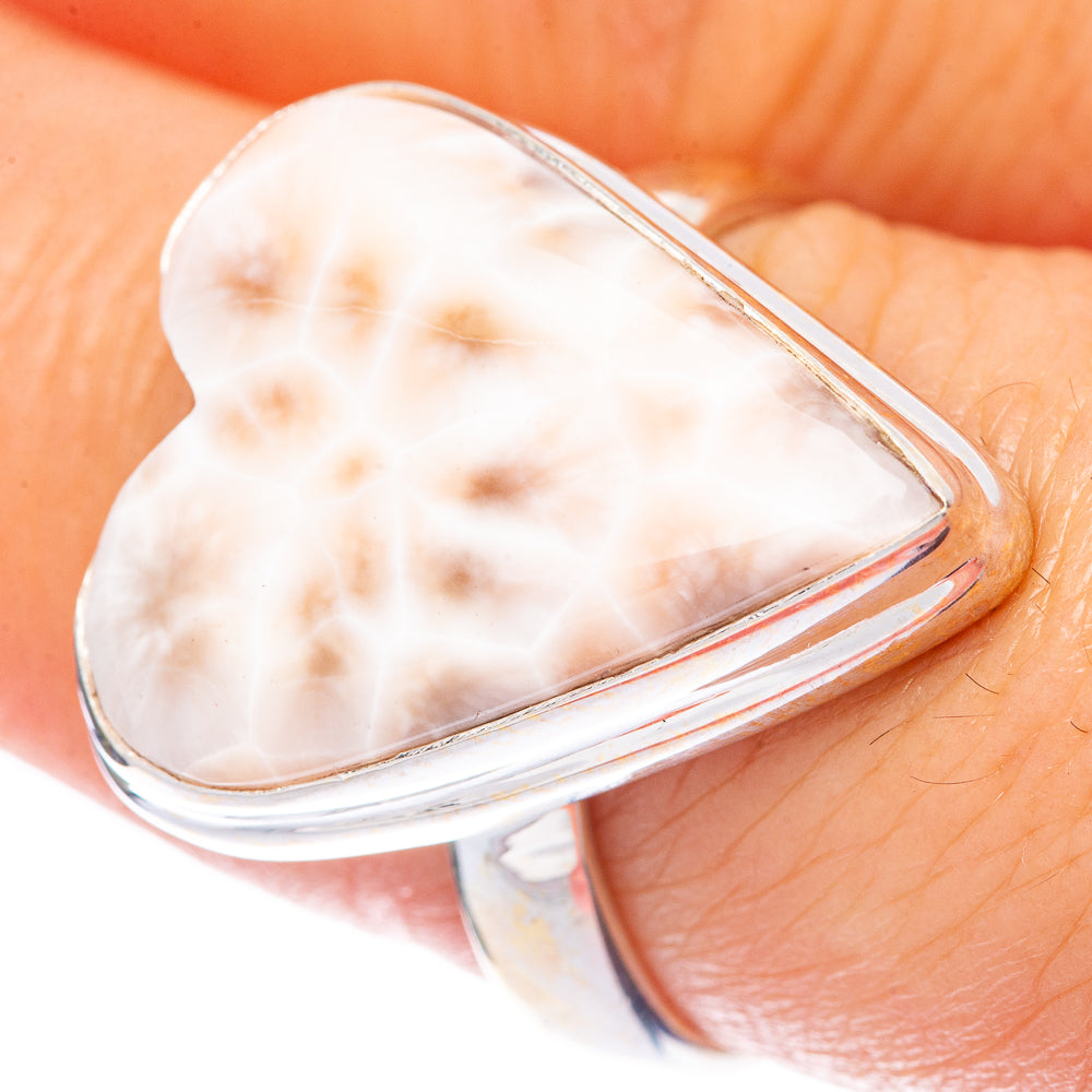 Natrolite Ring Size 7.75 (925 Sterling Silver) R1642