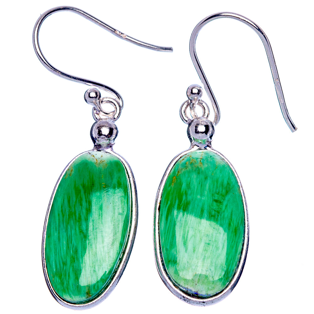 Kammererite Earrings 1 3/8" (925 Sterling Silver) E1122
