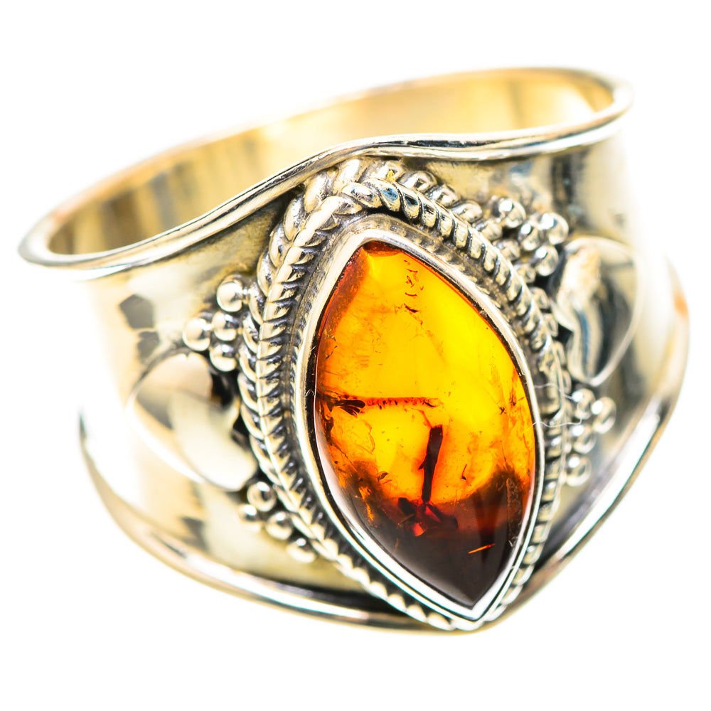 Baltic Amber 925 Sterling Silver Ring Size 9.5 (925 Sterling Silver) RING139398