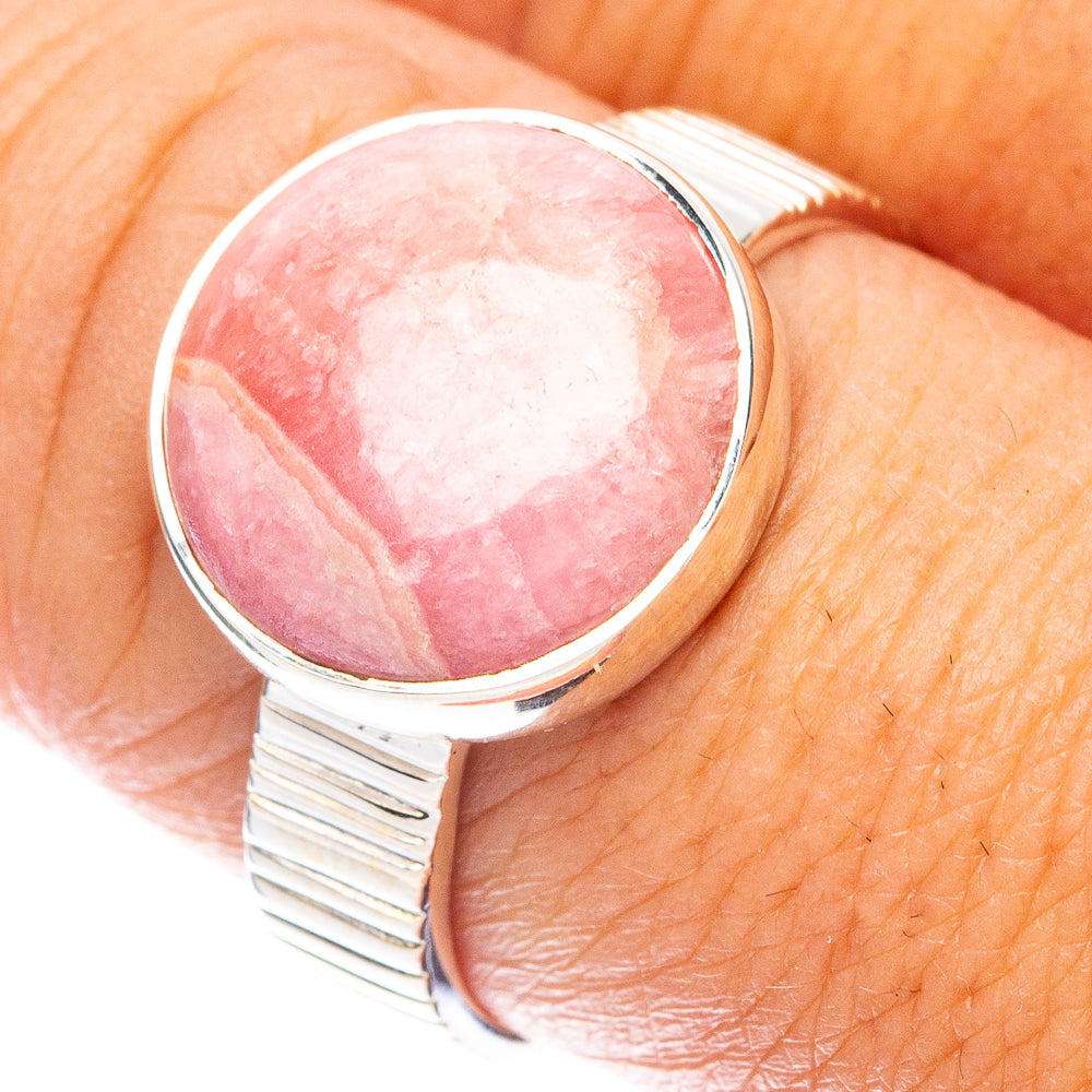 Premium  Rhodochrosite Ring Size 8.75 (925 Sterling Silver) RING7697