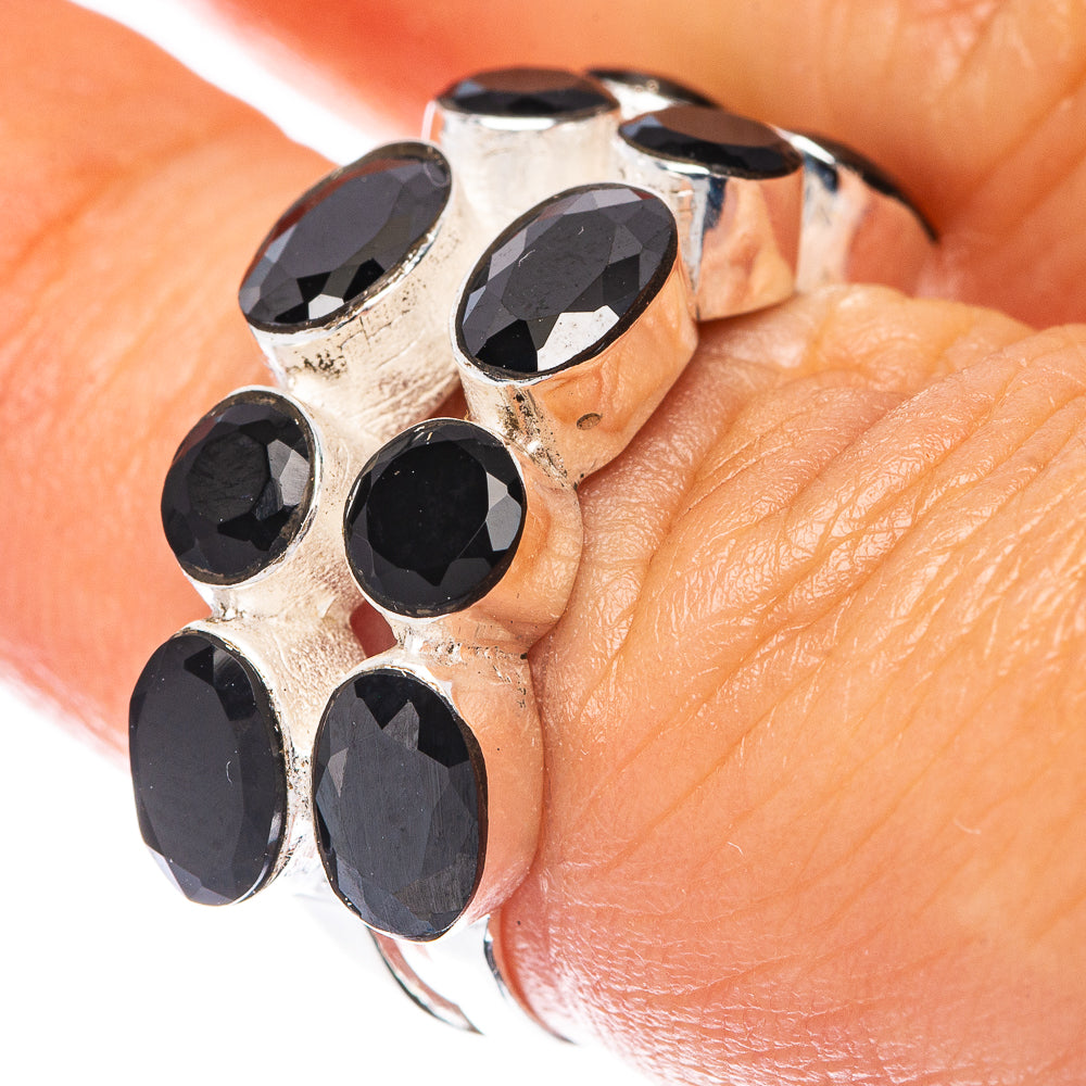 Black Onyx 925 Sterling Silver Ring Size 6.5 (925 Sterling Silver) R5440