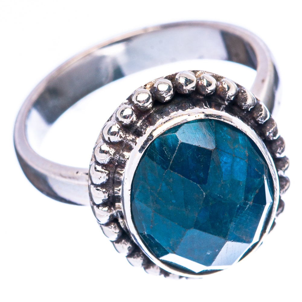 Rare Apatite Ring Size 5.75 (925 Sterling Silver) R4079