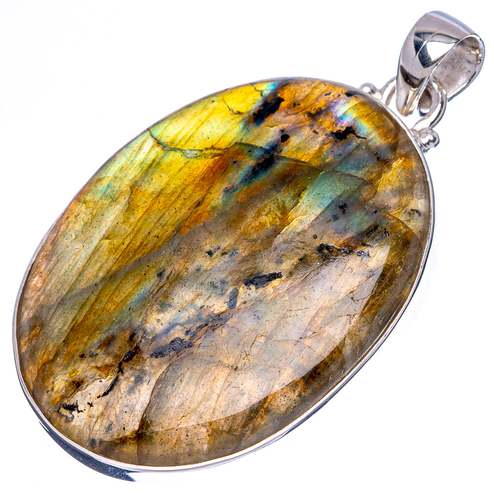 Labradorite Pendant 2" (925 Sterling Silver) P43030
