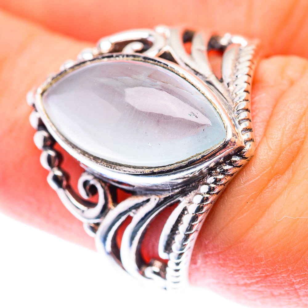 Aquamarine Ring Size 7.25 (925 Sterling Silver) RING140076