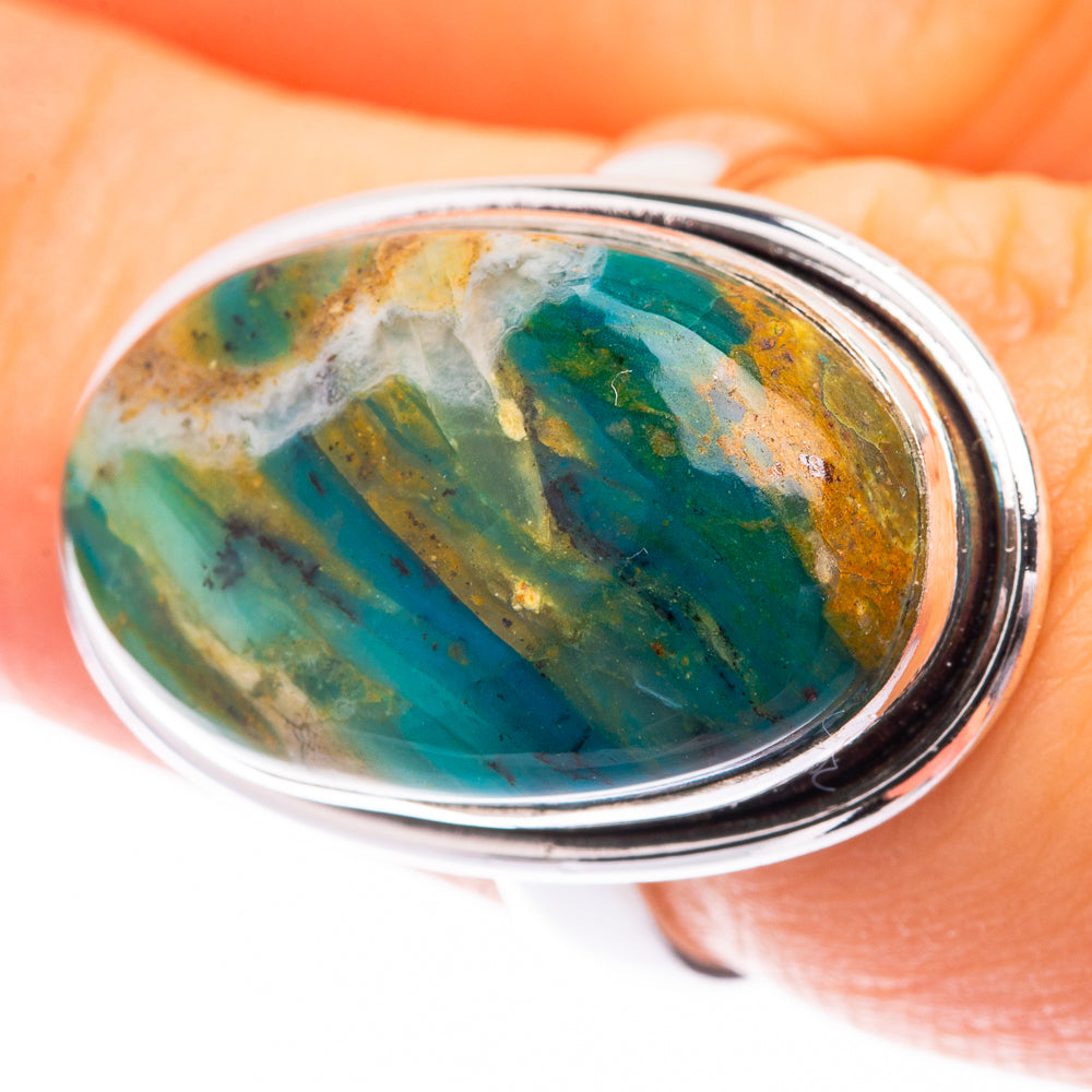 Peruvian Opal Ring Size 6.75 (925 Sterling Silver) R141276