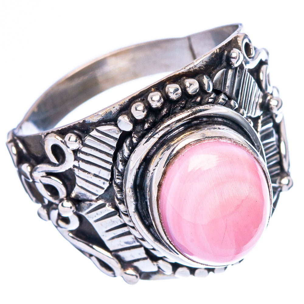 Rare Queen Conch ShellRing Size 5.75 (925 Sterling Silver) R4611