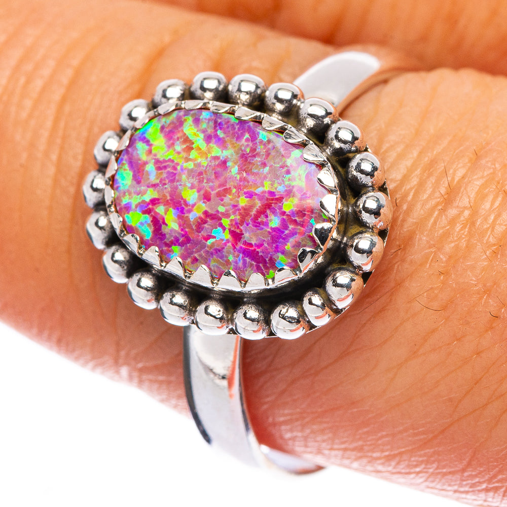 Synthetic Opal Ring Size 8.75 (925 Sterling Silver) R146202