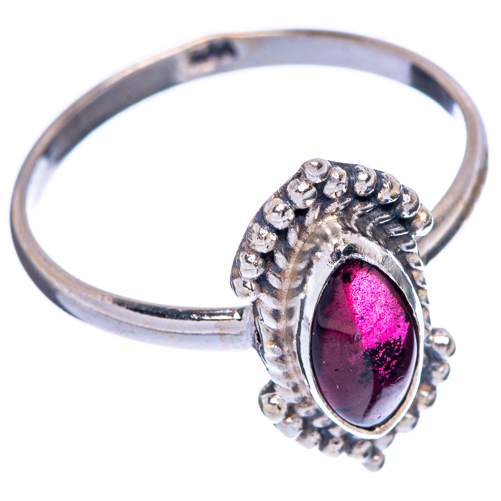 Garnet Dainty Ring Size 9 (925 Sterling Silver) R145660