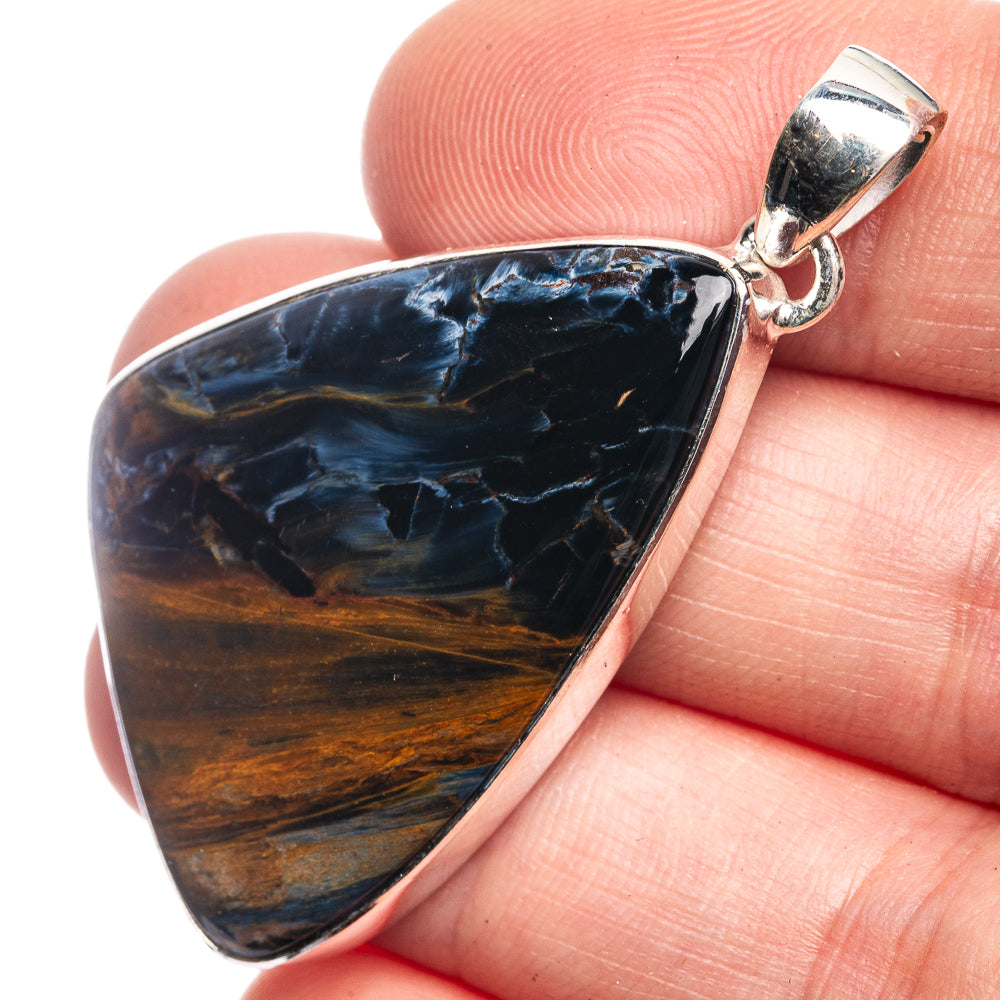 Pietersite Pendant 1 7/8" (925 Sterling Silver) P39201