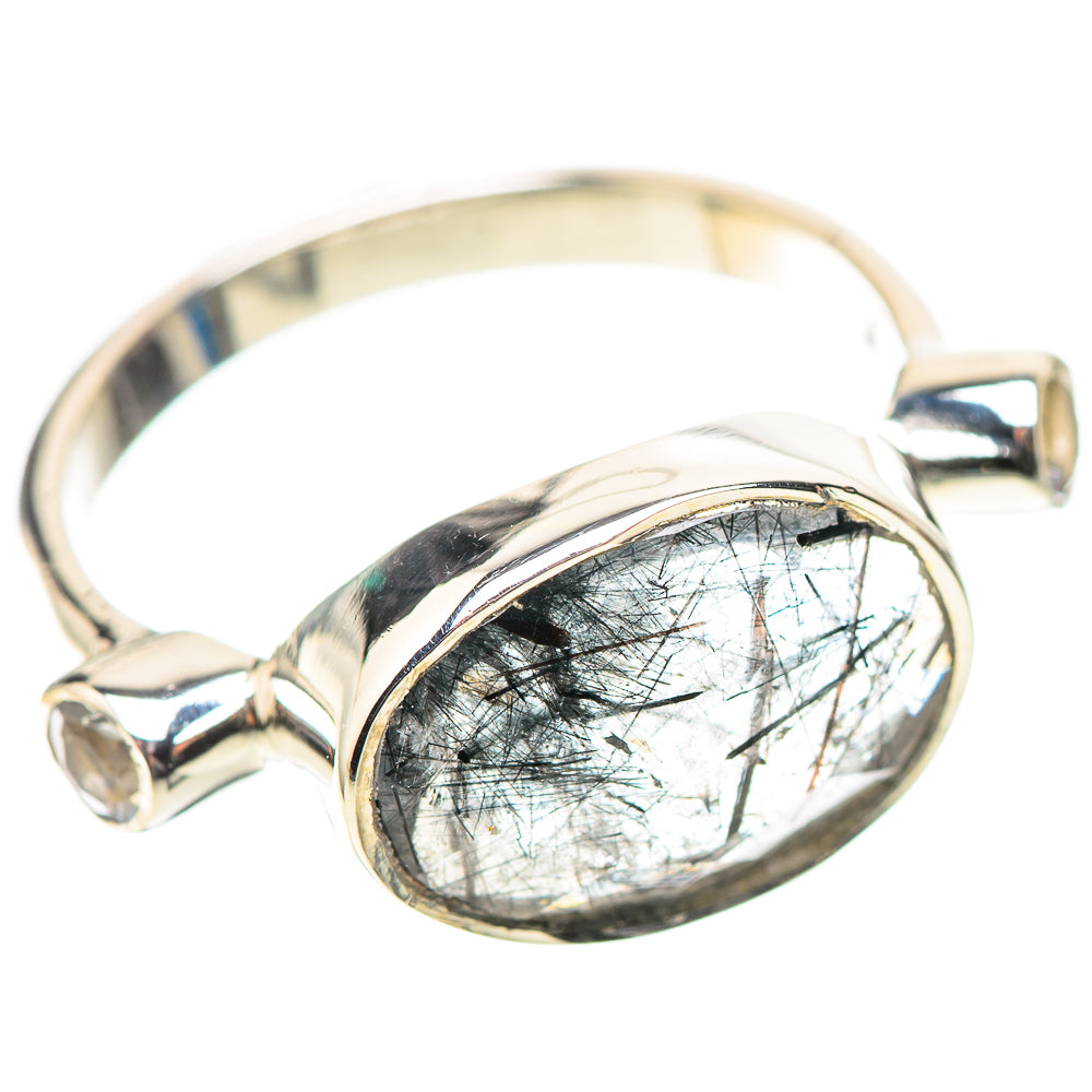 Premium Tourmalinated Quartz Ring Size 8 (925 Sterling Silver) RING138235