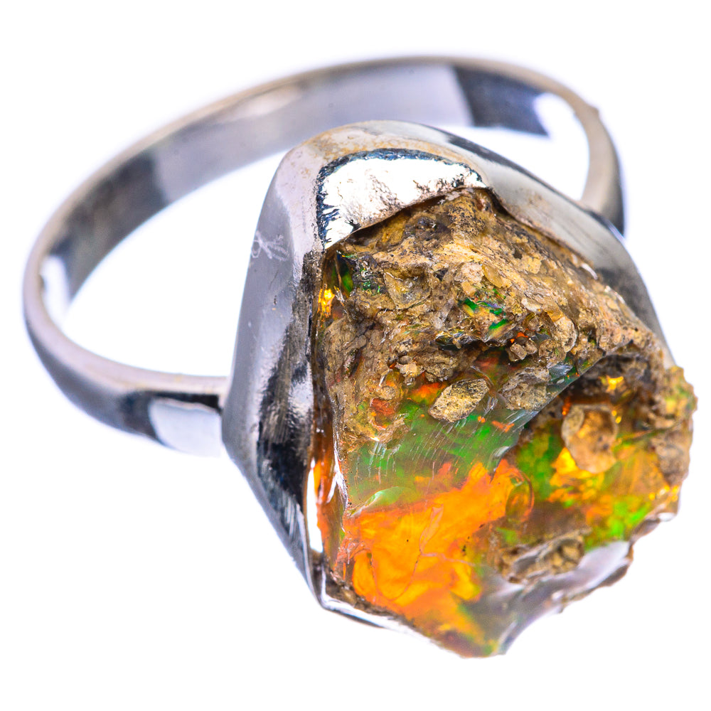 Rough Ethiopian Opal Ring Size 10 (925 Sterling Silver) RING143433