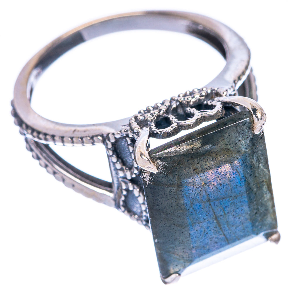 Labradorite Ring Size 9 (925 Sterling Silver) R1197