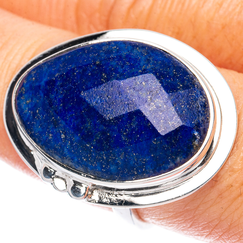 Premium Lapis Lazuli Ring Size 8 (925 Sterling Silver) R2589