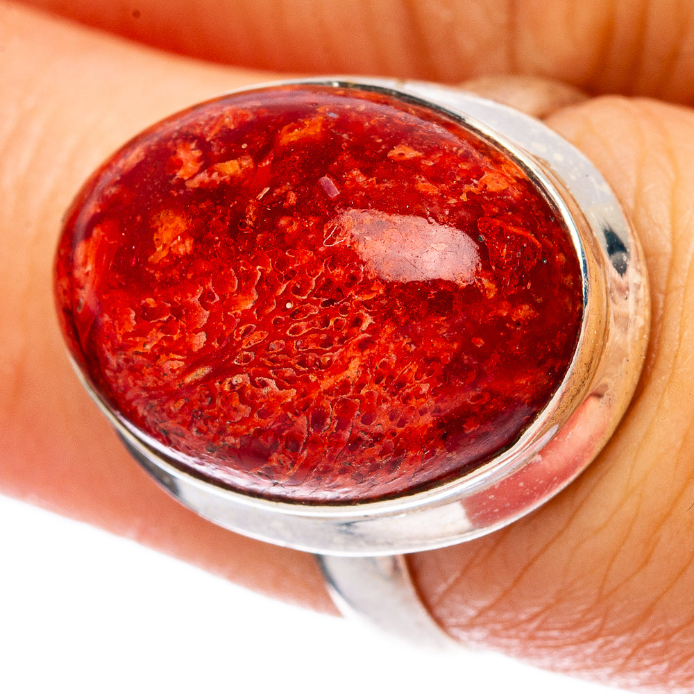 Sponge Coral Ring Size 7 (925 Sterling Silver) R146496