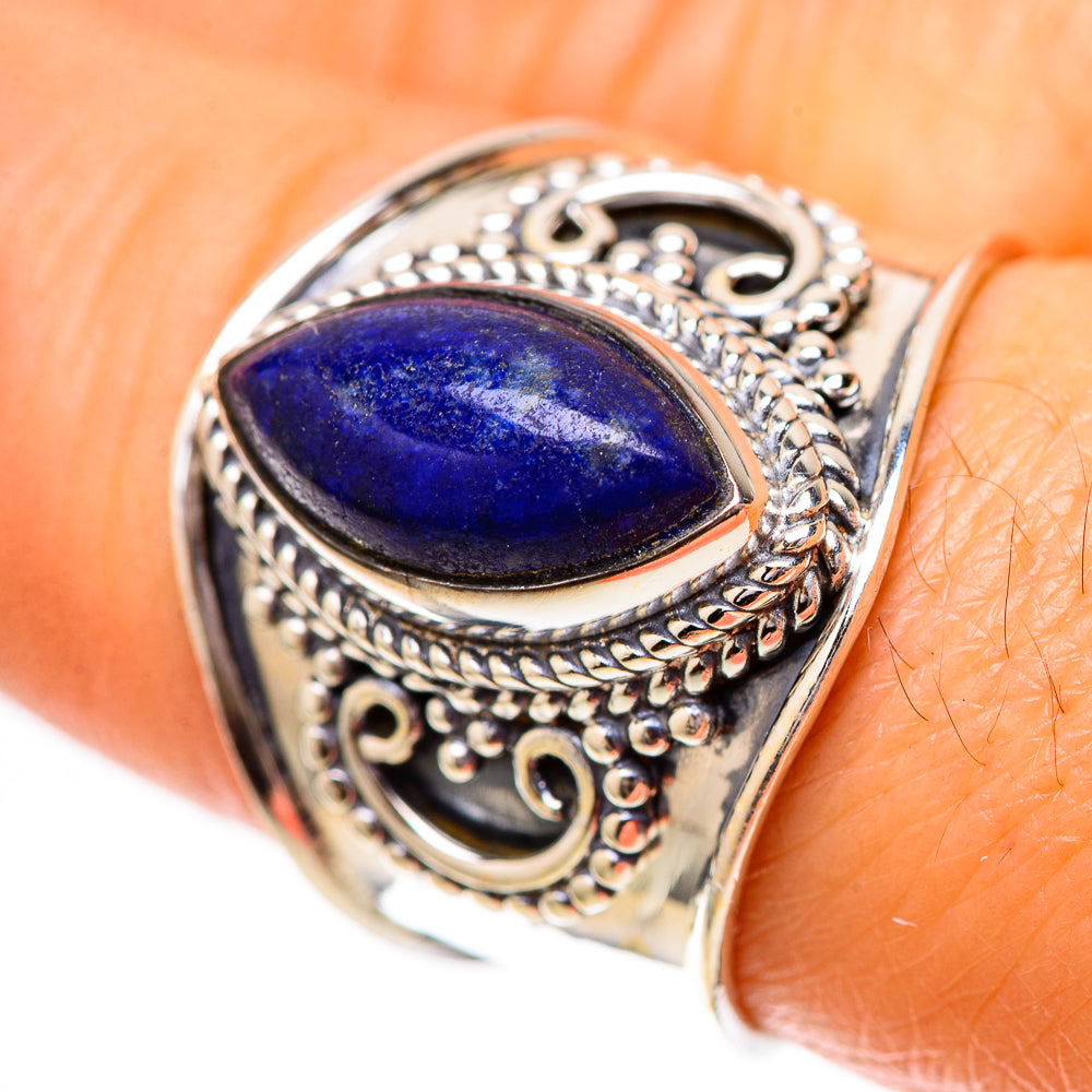 Lapis Lazuli Ring Size 8 (925 Sterling Silver) RING139819