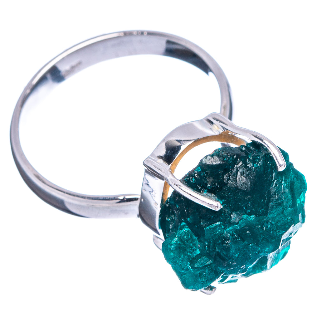 Rare Dioptase Ring Size 6 (.925 Sterling Silver)