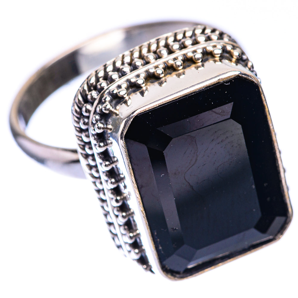 Black Onyx Ring Size 9 (925 Sterling Silver) R140732