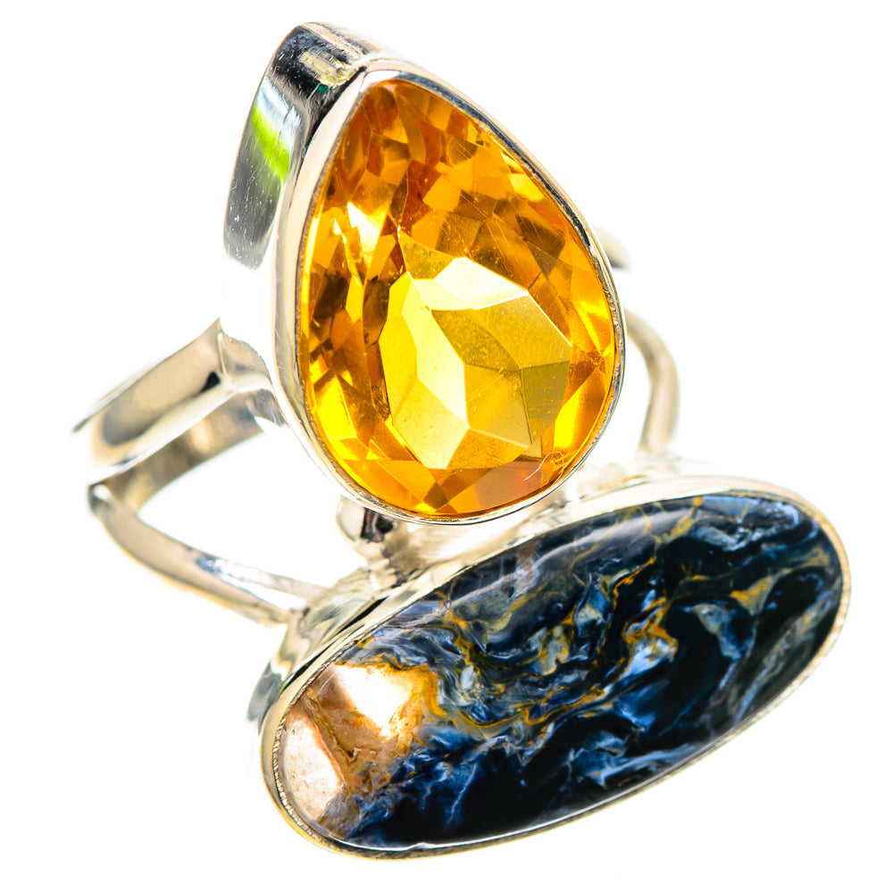 Large Pietersite, Citrine Ring Size 6 (925 Sterling Silver) RING137949