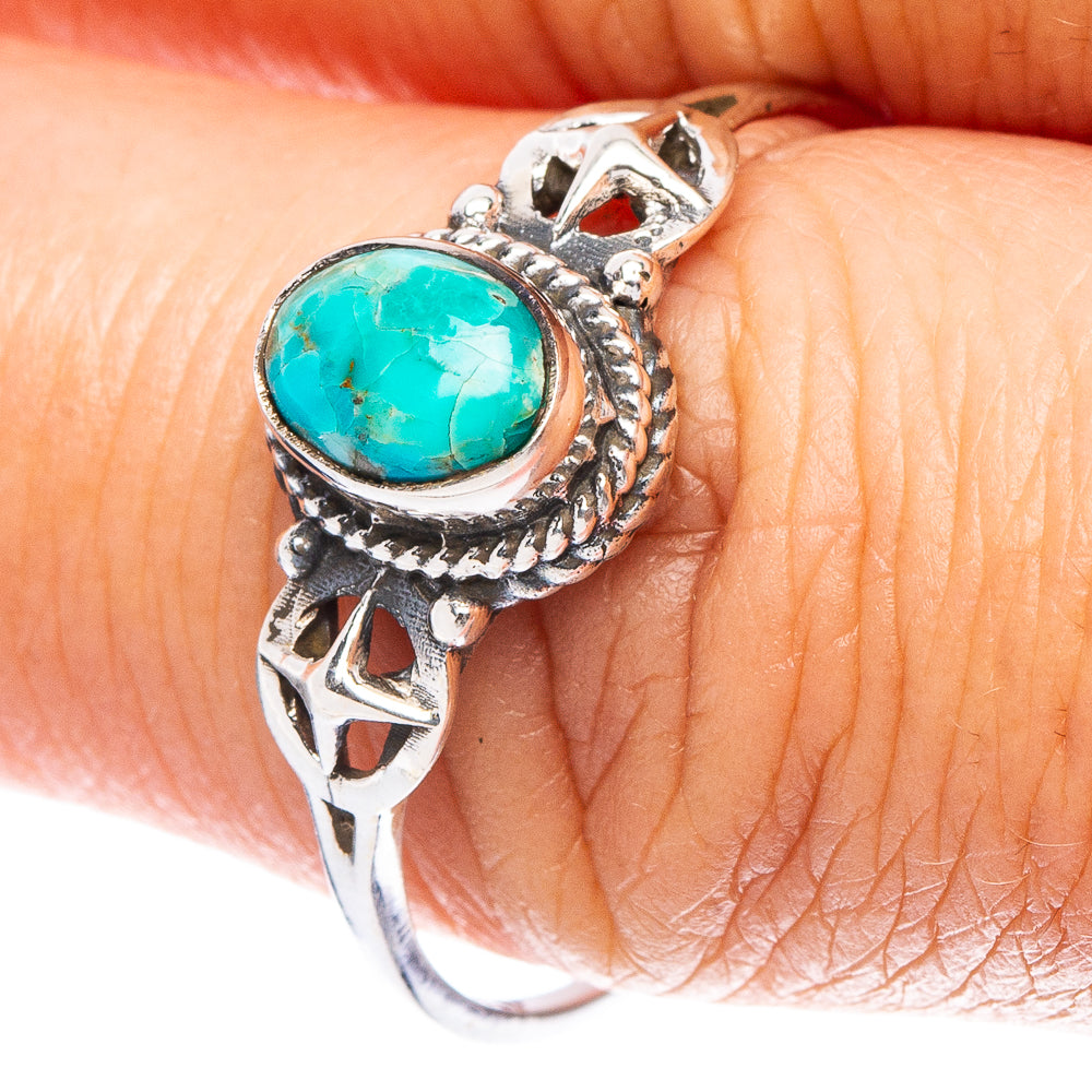 Value Arizona Turquoise Ring Size 10 (925 Sterling Silver) R7259