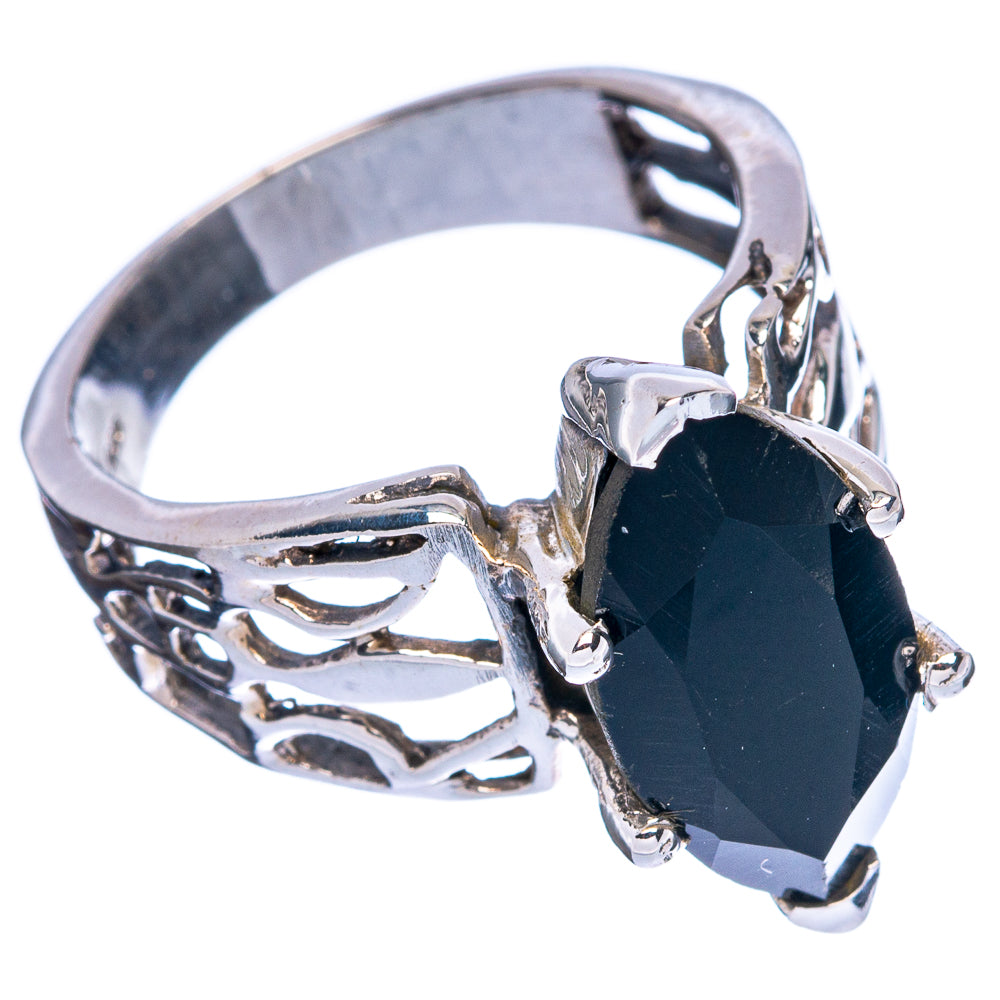 Black Onyx Ring Size 6.75 (925 Sterling Silver) R146359
