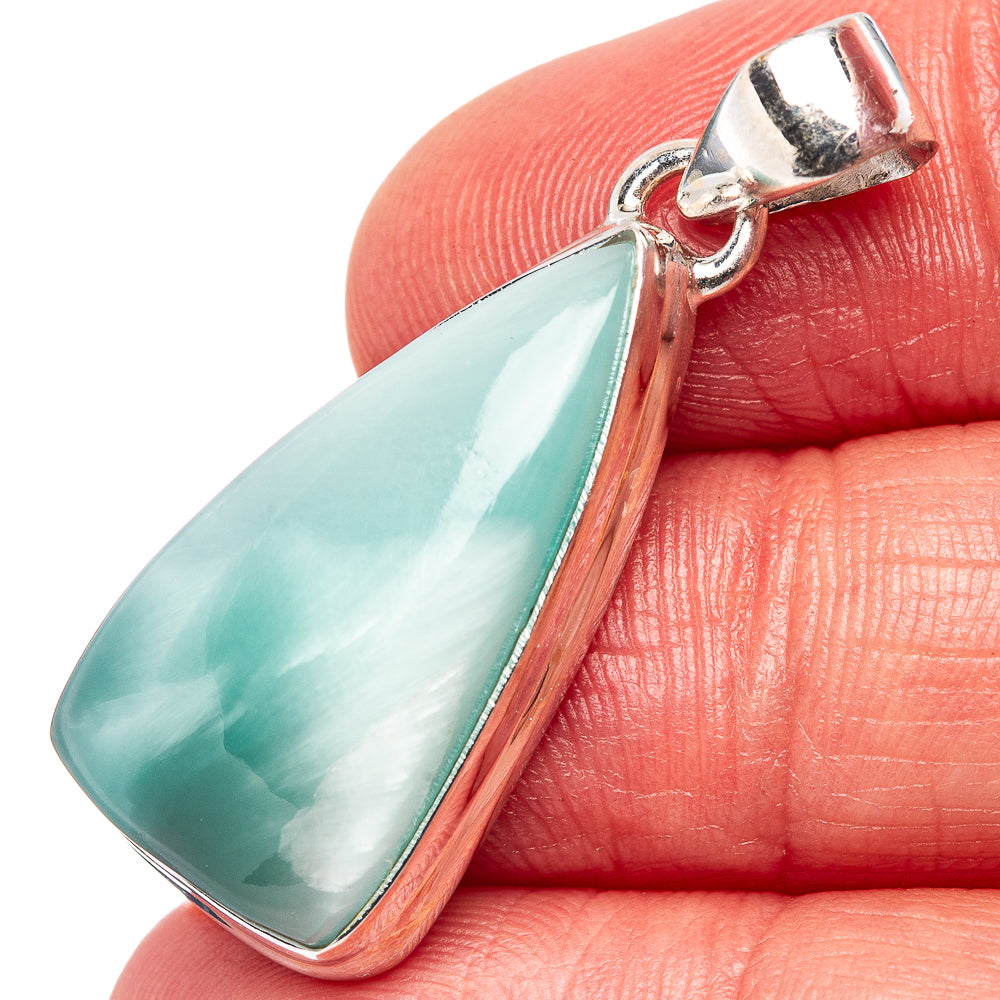 Smithsonite Pendant 1 3/8" (.925 Sterling Silver)