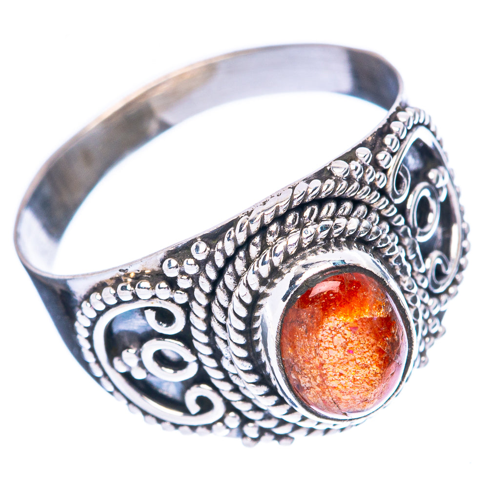 Sunstone 925 Sterling Silver Ring Size 7.5 (925 Sterling Silver) R3913