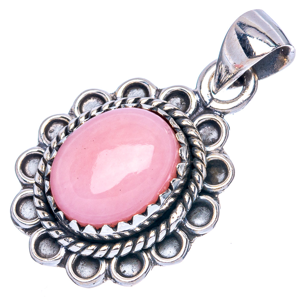 Value Pink Queen Conch Shell Pendant 1 1/8" (925 Sterling Silver) P42027
